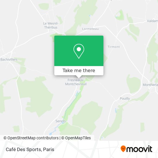 Mapa Café Des Sports