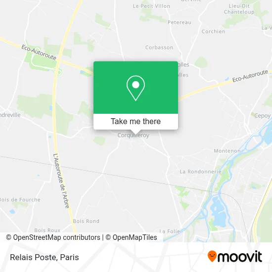 Relais Poste map