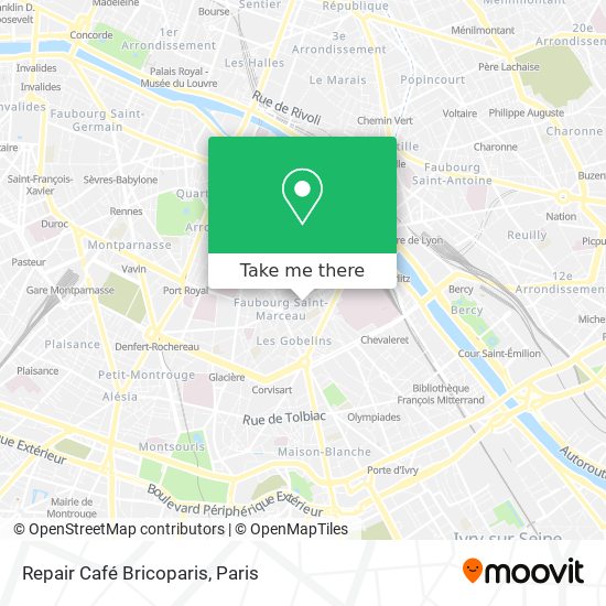 Repair Café Bricoparis map