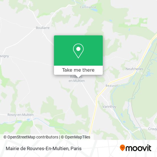 Mairie de Rouvres-En-Multien map