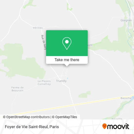 Foyer de Vie Saint-Rieul map