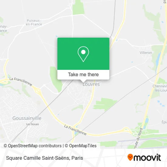 Square Camille Saint-Saëns map