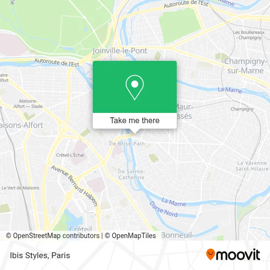 Ibis Styles map