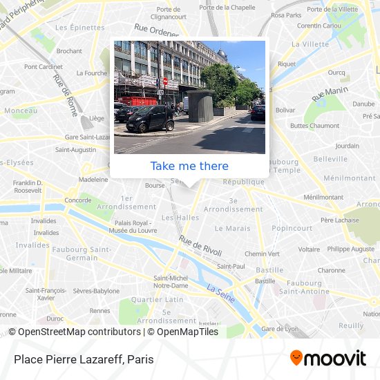 Mapa Place Pierre Lazareff