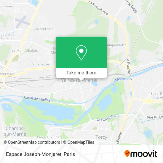 Espace Joseph-Monjaret map