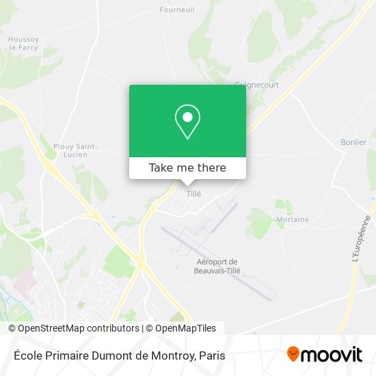 Mapa École Primaire Dumont de Montroy