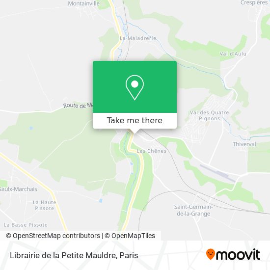 Mapa Librairie de la Petite Mauldre