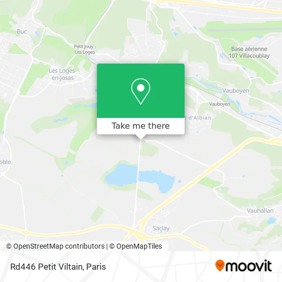 Rd446 Petit Viltain map