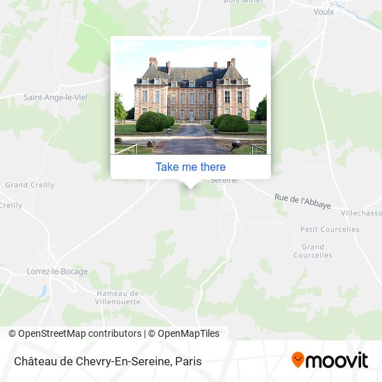 Château de Chevry-En-Sereine map