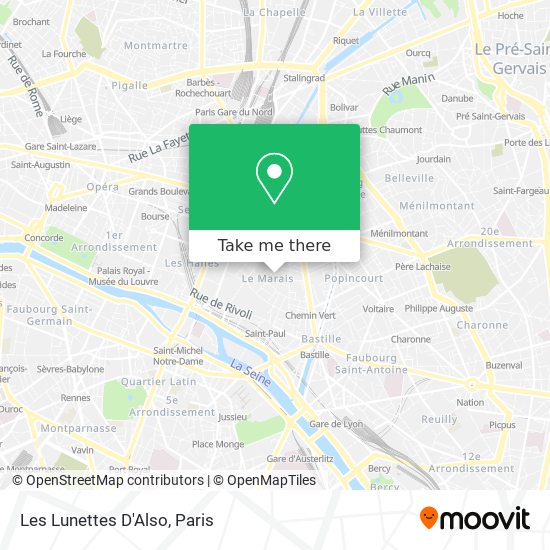 Les Lunettes D'Also map