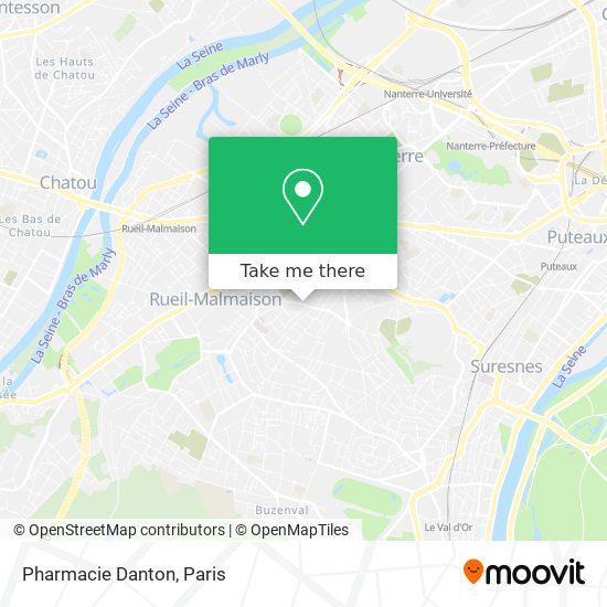 Mapa Pharmacie Danton