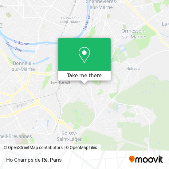 Ho Champs de Ré map