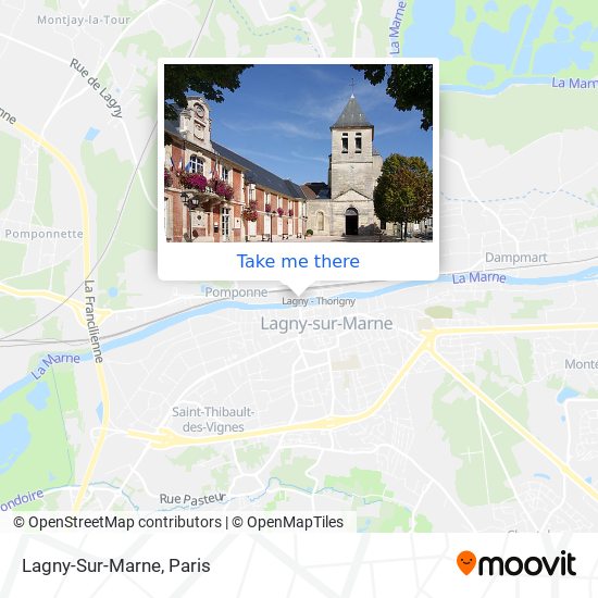 Lagny-Sur-Marne map