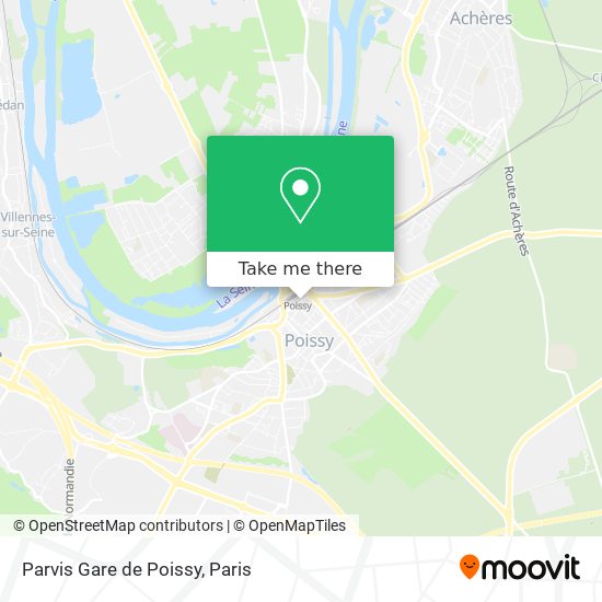 Parvis Gare de Poissy map