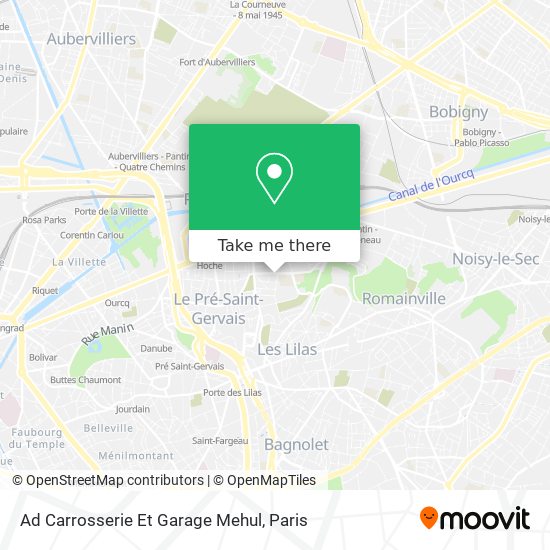 Ad Carrosserie Et Garage Mehul map