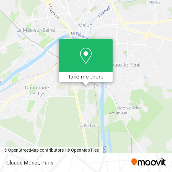 Claude Monet map