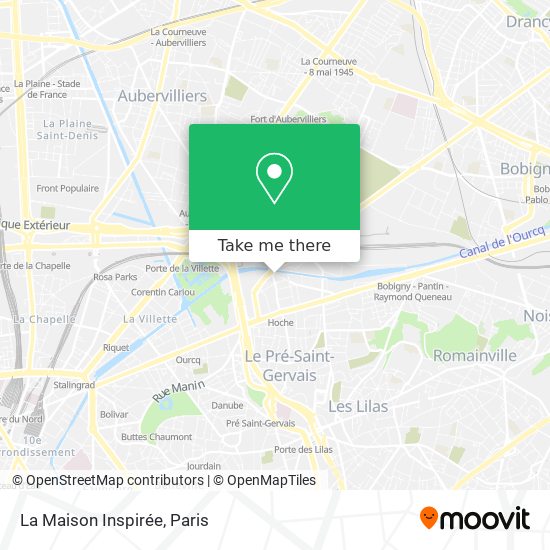 La Maison Inspirée map