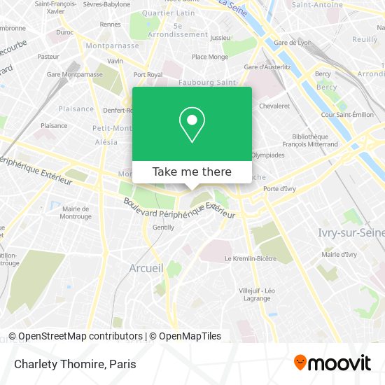 Charlety Thomire map