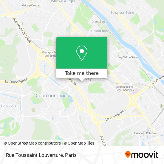 Rue Toussaint Louverture map