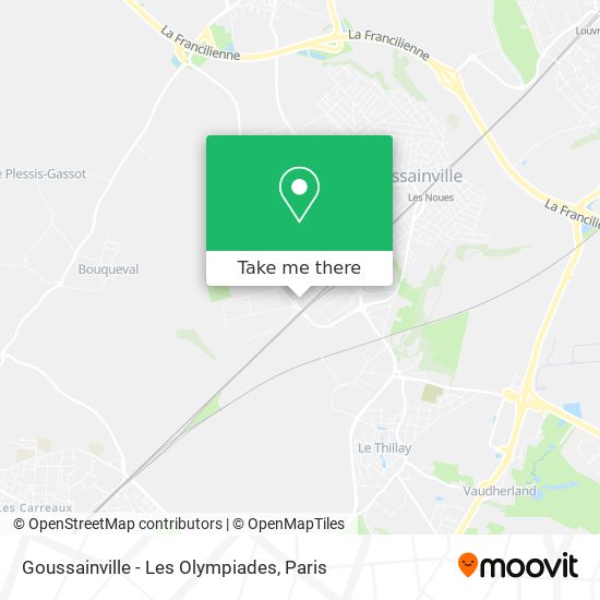 Goussainville - Les Olympiades map