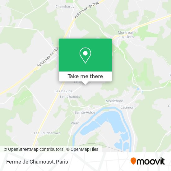 Ferme de Chamoust map