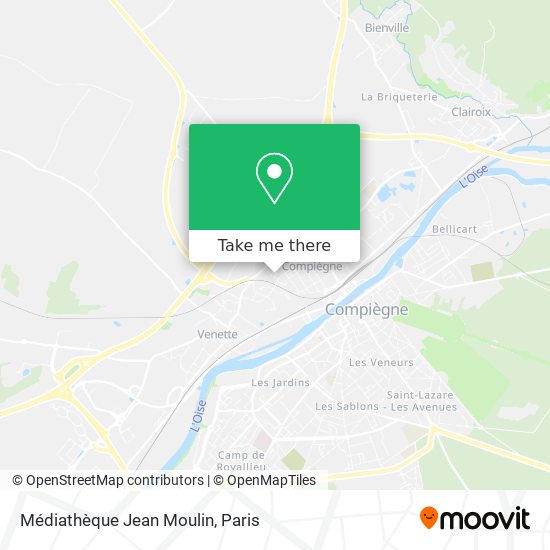 Médiathèque Jean Moulin map