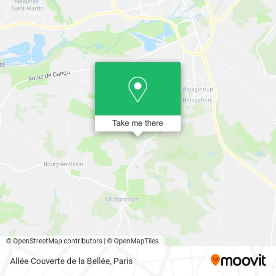 Allée Couverte de la Bellée map