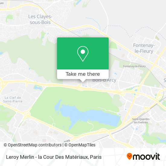 Leroy Merlin - la Cour Des Matériaux map