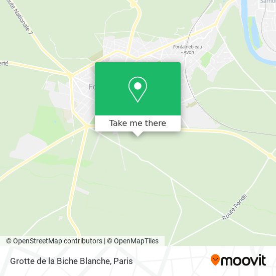 Grotte de la Biche Blanche map