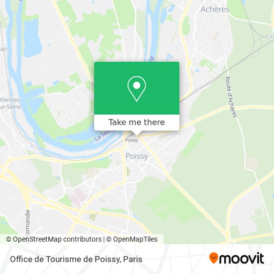 Office de Tourisme de Poissy map