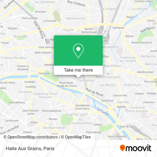 Halle Aux Grains map