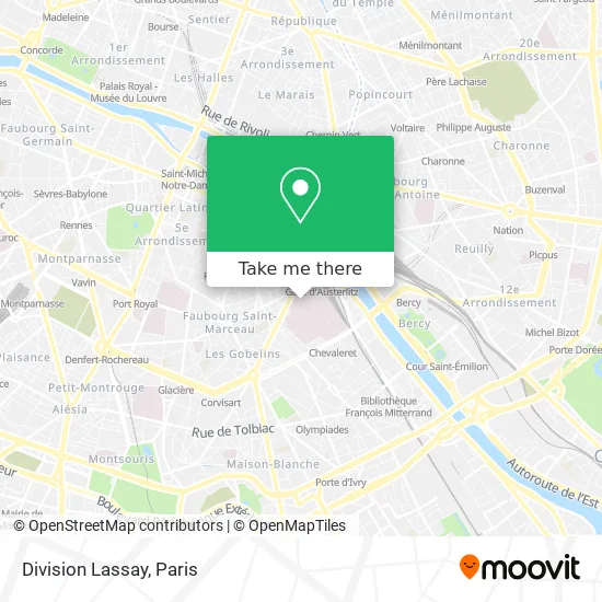 Division Lassay map