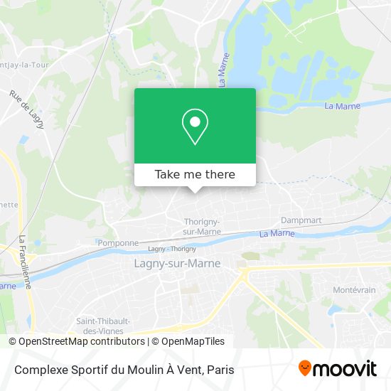 Complexe Sportif du Moulin À Vent map