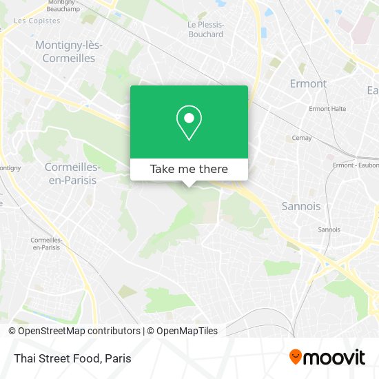 Thai Street Food map