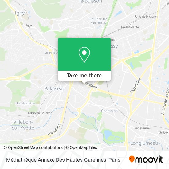 Mapa Médiathèque Annexe Des Hautes-Garennes