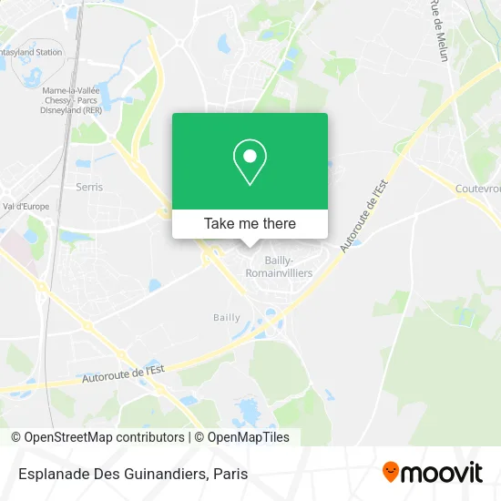 Esplanade Des Guinandiers map
