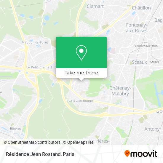 Résidence Jean Rostand map