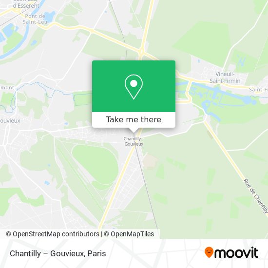 Chantilly – Gouvieux map