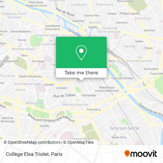 Collège Elsa Triolet map