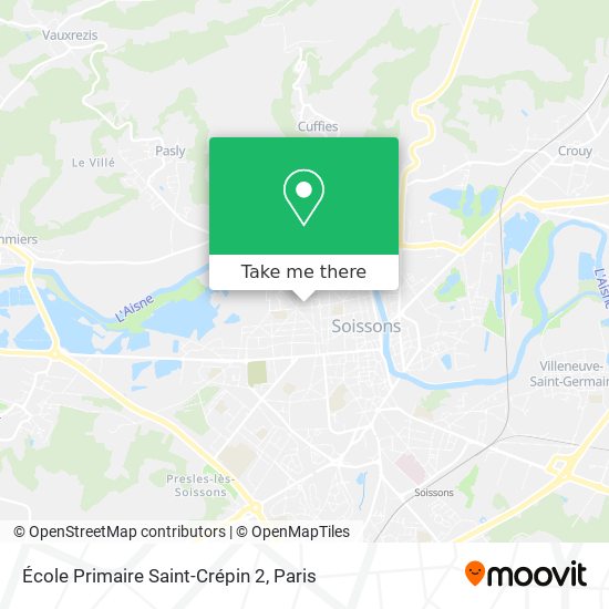 Mapa École Primaire Saint-Crépin 2