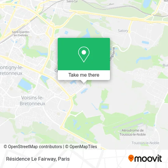 Résidence Le Fairway map