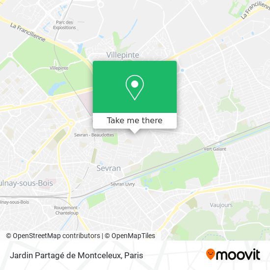Jardin Partagé de Montceleux map