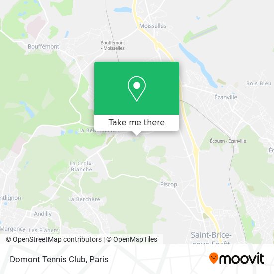 Domont Tennis Club map