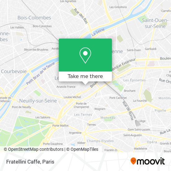 Fratellini Caffe map