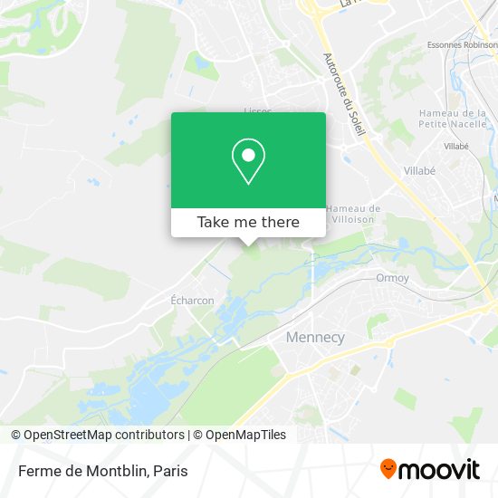 Ferme de Montblin map