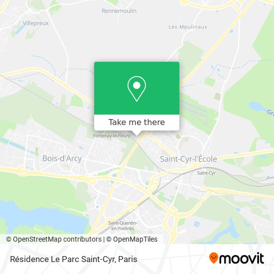 Résidence Le Parc Saint-Cyr map