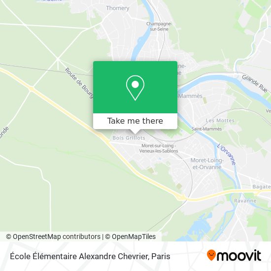 Mapa École Élémentaire Alexandre Chevrier