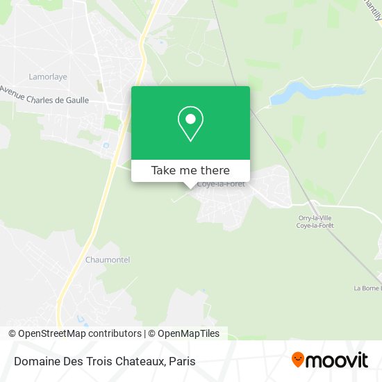 Domaine Des Trois Chateaux map
