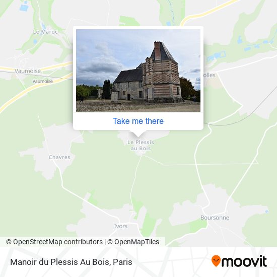 Manoir du Plessis Au Bois map