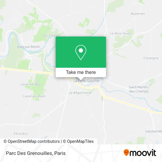 Parc Des Grenouilles map